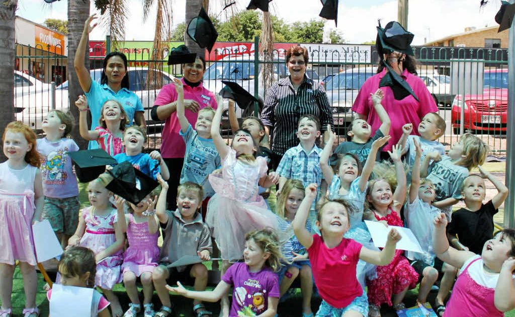 The Warwick West Goodstart Family Learning preschoolers graduated yesterday. The Warwick West Goodstart Family Learning preschoolers graduated yesterday.